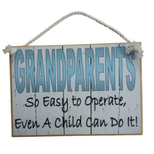 Country Printed Quality Wooden Sign GRANDPARENTS Funny Inspiring Plaque New