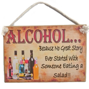 Country Printed Quality Wooden Sign NEAREST WINE STORE Funny Inspiring Plaque New
