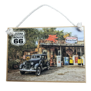 Country Printed Quality Wooden Sign ROUTE 66 STORE Vintage Look Plaque New