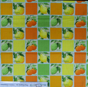 CITRUS GROVE Orange Country Patchwork Quilting Fabric Cotton Material FQ 50X55cm