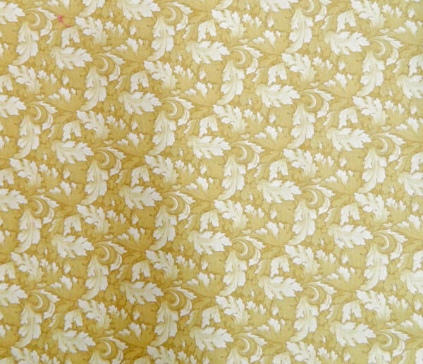 Country Patchwork Quilting Sewing Fabric MUMS LEAVES Gold/Yellow FQ 50x55CM NEW