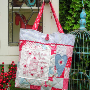 Quilting Sewing Bag Pattern A LITTLE BIRDIE Sally Giblin Rivendale Collection New