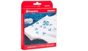 Husqvarna Viking Embroidery Cutwork Needle Kit Cut Out your Embroidery Designs NEW