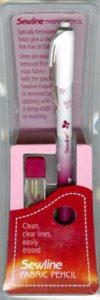 Sewline Pink Fabric Erasable Pencil for Sewing, Embroidery & Patchwork New