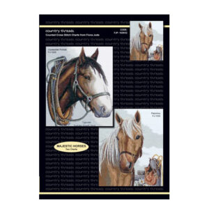 Country Threads X stitch Counted Cross Stitch Pattern Majestic Horses New FJP-1029/32 (CT)