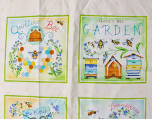 Quilting Patchwork Fabric Sewing Cotton QUILTING BEE FLORAL Panel 60x110cm New www.somethingscountry.com