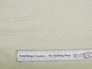 Quilting Patchwork Sewing Fabric GENTLE GARDEN APPLE GREEN SPOTS 50x55cm FQ NEW