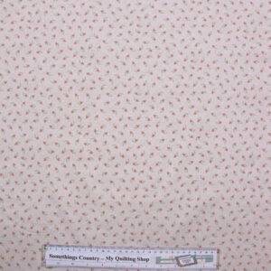 Quilting Patchwork Sewing Fabric GENTLE GARDEN DUSTY PINK ROSEBUDS 50x55cmFQ NEW