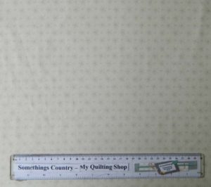 Quilting Patchwork Sewing Fabric CREAM FLOWERS TONAL 50x55cm FQ NEW