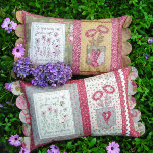 Quilting Sewing Cushion Pattern FLOWERS ARE FRIENDS Sally Giblin Rivendale Collection NEW