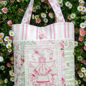 Quilting Sewing Bag Pattern GARDEN ANGEL Sally Giblin Rivendale Collection NEW