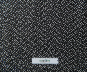 Patchwork Quilting Sewing Fabric PETITE PETALS BLACK Material 50x55cm New