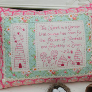 Quilting Sewing Cushion Pattern FLOWERS OF KINDNESS Sally Giblin Rivendale Collection NEW