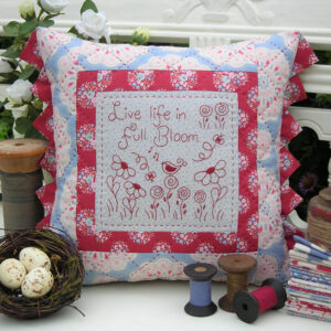 Quilting Sewing Cushion Pattern FULL BLOOM Sally Giblin Rivendale Collection NEW