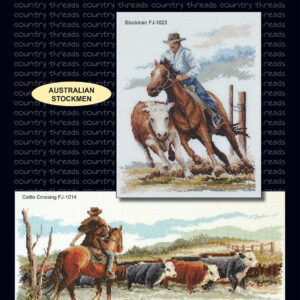 Country Threads Cross Stitch Counted X Stitch Pattern Graph STOCKMAN New
