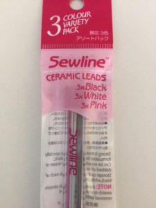 Sewline Trio Colours Erasable Pencil REFILLS for Sewing Embroidery Patchwork New