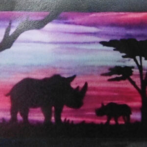 Quilting Sewing African Animal Quilt Pattern Kit including Fabric RHINO New