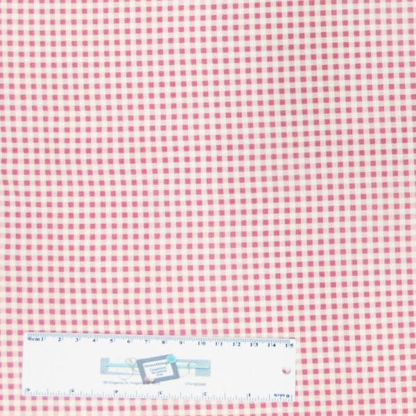 Patchwork Quilting Sewing Fabric MINI CHECK GINGHAM PINKY RED 50x55cmFQ New