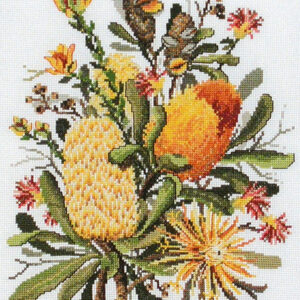 Country Threads Cross Stitch Counted X Stitch Pattern Graph BANKSIAS New (CT)