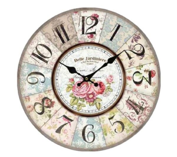 Clock French Country Wall Hanging Clocks Belle Jardiniere 34cm