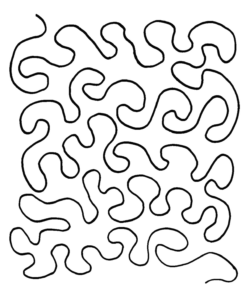 Quilting Full Line Stencil Stipple Meander Reusable use with Pounce New A4