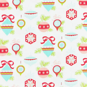Patchwork Quilting Sewing Fabric Christmas Decorations 50x55cm FQ New Material