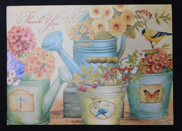 Country Styled Greeting Card Thank You Specialized Card with Envelope New