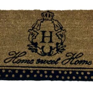 French Country New Front Door Floor Mat Rectangle Coir Home Sweet Home Floormat