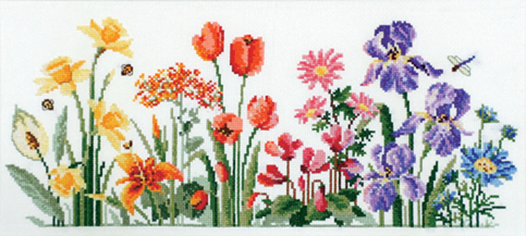 Cross Stitch Flower Charts