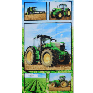 Patchwork Quilting Sewing Fabric JOHN DEERE MIXED Panel 60x110cm New