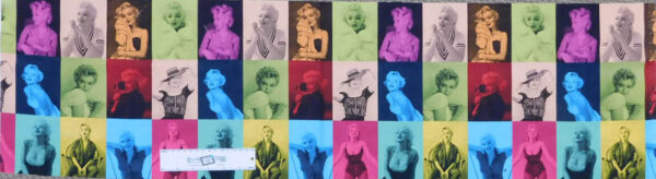 Patchwork Quilting Sewing Fabric MARILYN MONROE Panel 30x110cm New