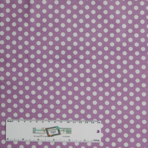 Quilting Patchwork Sewing Fabric TILDA PURPLE AND WHITE SPOTS 50x55cm FQ New