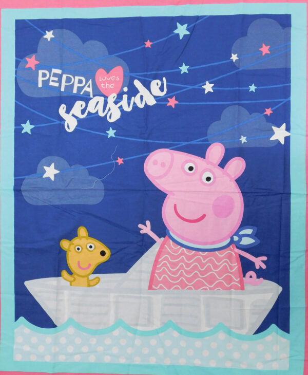 Patchwork Quilting Sewing Fabric PEPPA THE PIG Panel 92x110cm New Material