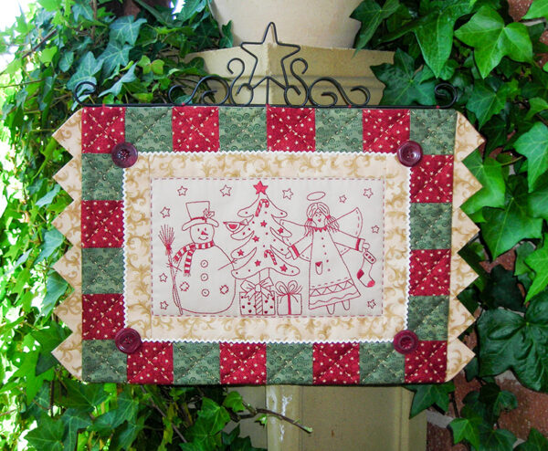Quilting Sewing Wall Hanging Pattern HOLLY & JOLLY Xmas Rivendale Collection New