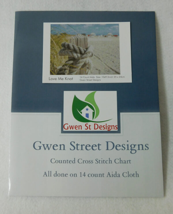 Cross Stitch Pattern LOVE ME KNOT New X Stitch Gwen Street Designs New