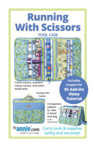 Quilting Sewing Patchwork Running with Scissors Pattern By Annie New