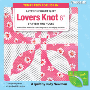Quilting Patchwork Sewing Template LOVERS KNOT Set 3 and 6" Block Matilda's Own New