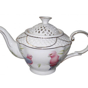 French Country Lovely Kitchen Teapot GALAH China Tea Pot with Giftbox New