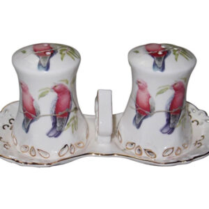 French Country Chic Collectable Kitchen Salt and Pepper Set GALAH New Giftboxed