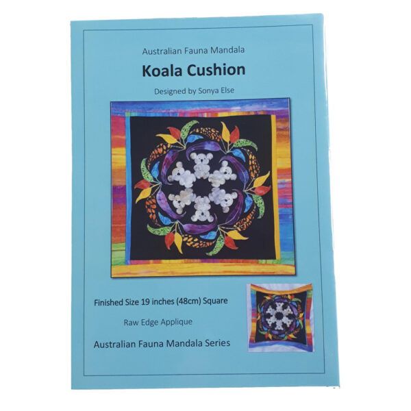 Quilting Sewing Australian Flora Mandala Cushion Pattern KOALA New