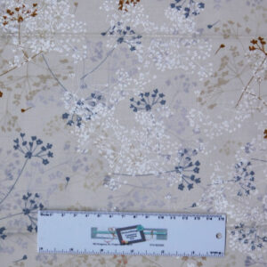Patchwork Quilting Sewing Fabric ESSENCE OF PEARL FLOWERS 50x55cm FQ New
