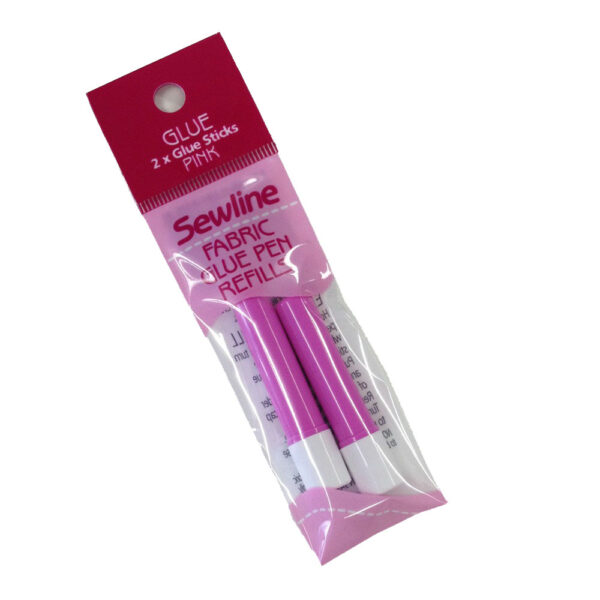 Sewline Glue Pen Stick REFILL DUO PINK for Sewing, Embroidery Patchwork New
