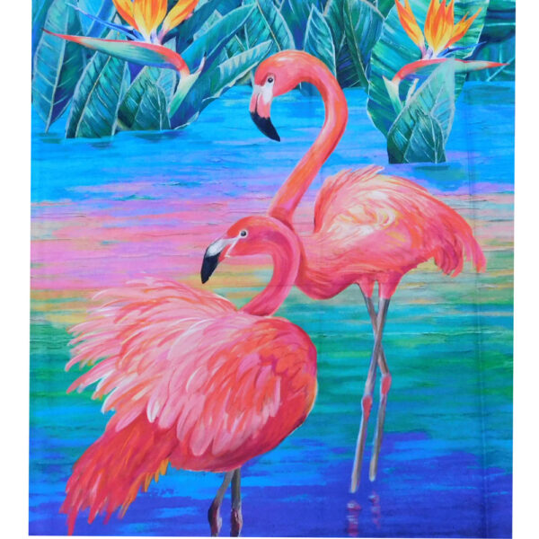 Patchwork Quilting Sewing Fabric FABULOUS FLAMINGOES Panel 67x110cm New