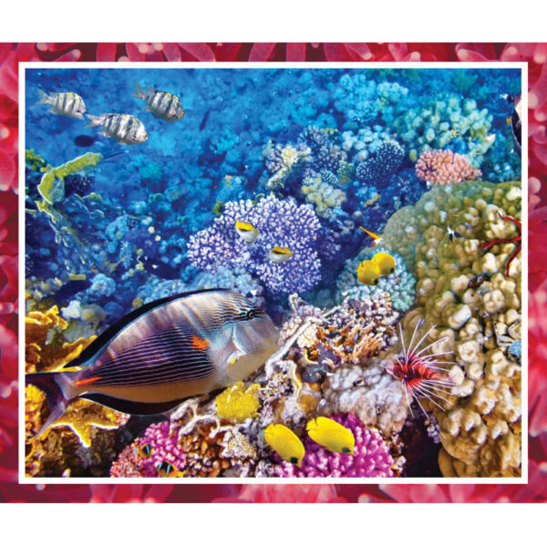 Patchwork Quilting Sewing Fabric GREAT BARRIER REEF CORAL Panel 90x110cm New