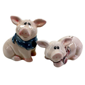 French Country Collectable Novelty Kitchen Dining PIGS Salt and Pepper Set New