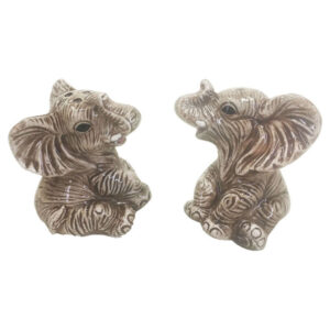 French Country Collectable Novelty Magnetic ELEPHANTS Salt and Pepper Set New