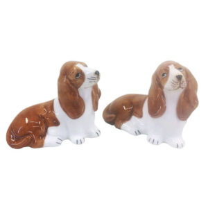 French Country Collectable Novelty KING CHARLES Salt and Pepper Set New