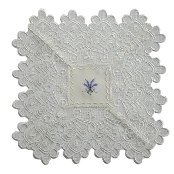 French Country Doiley LAVENDER and LACE Doily Table Runner 40x60cm New