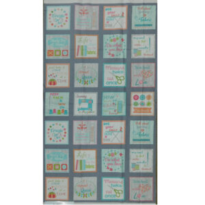 Patchwork Quilting Sewing Fabric MY HAPPY PLACE Panel 60x110cm New