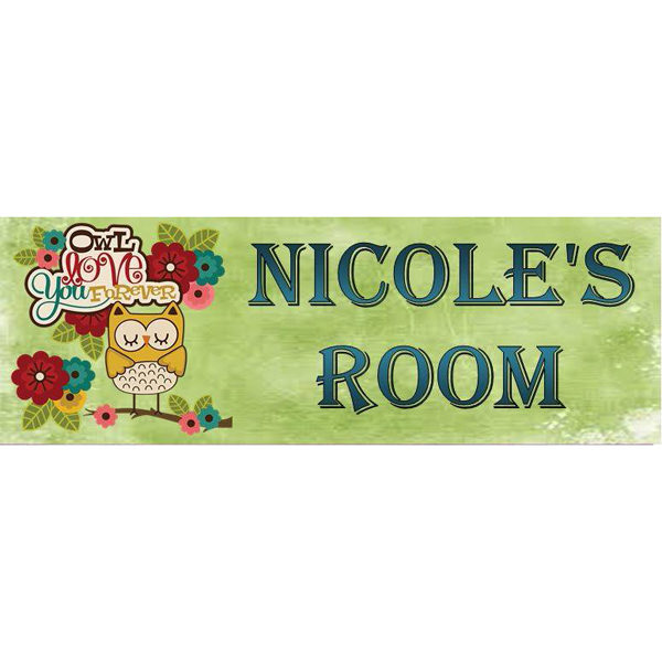 Country Printed Wooden Sign PERSONALIZED ROOM SIGN Plaque You Decide Name